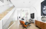 brownstone, townhouse, kitchen, light, airy, modern, bathroom, terrace, 