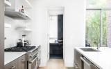 brownstone, townhouse, kitchen, light, airy, modern, bathroom, terrace, 