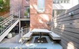 brownstone, townhouse, kitchen, light, airy, modern, bathroom, terrace, 