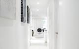 brownstone, townhouse, kitchen, light, airy, modern, bathroom, terrace, 