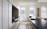 loft, apartment, kitchen, bathroom, rooftop, light, skyline, city view, 