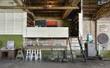 industrial, warehouse, concrete, glass, loft, 