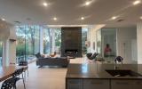 modern, light, airy, clean, fireplace, 